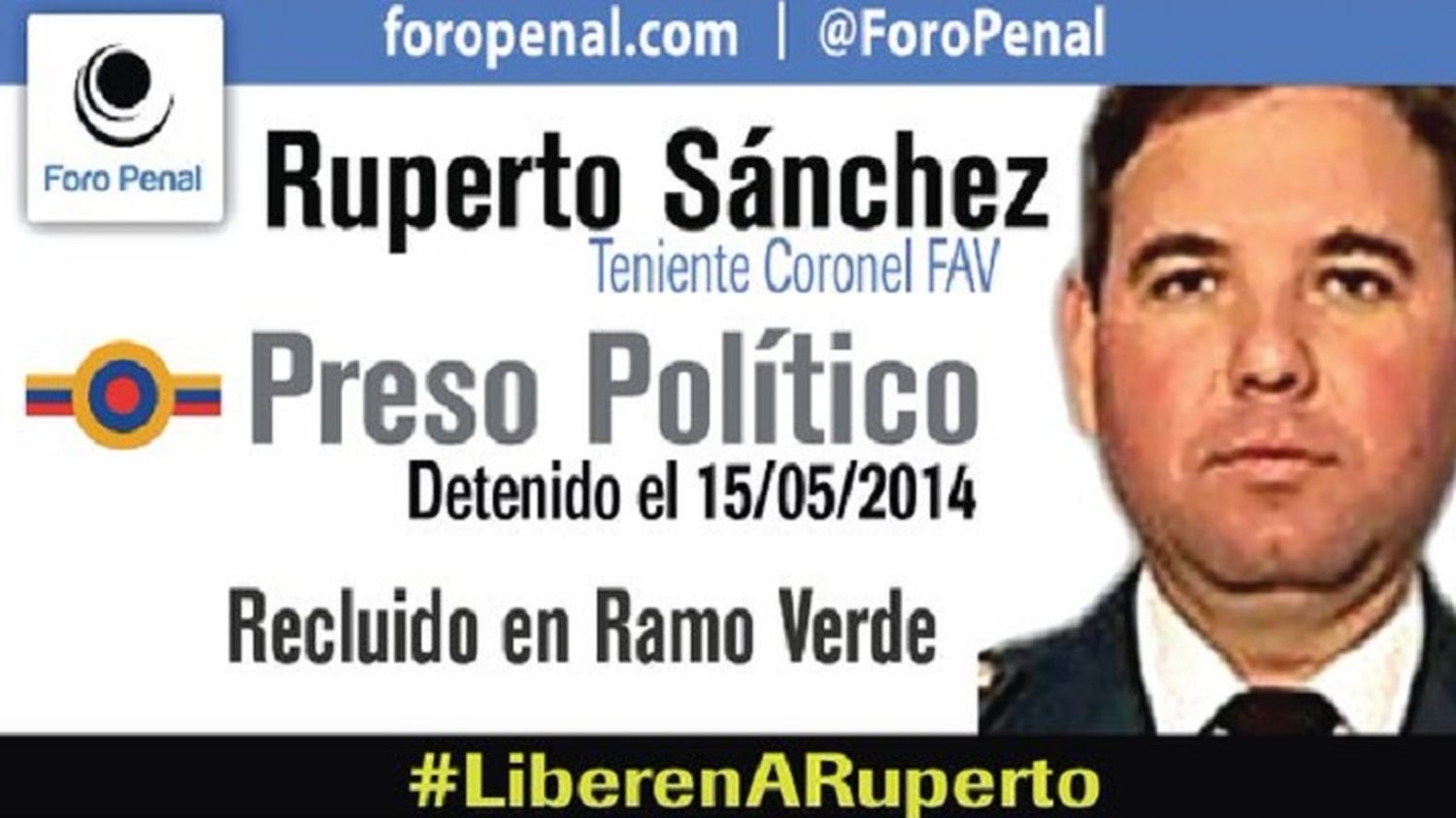 FORO PENAL EXIGE EXCARCELACIÓN de militar que ya cumplió su condena