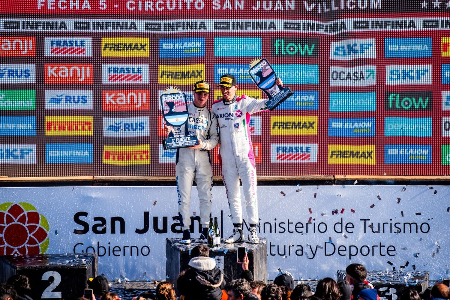 Tiago Pernía tuvo otro fin de semana perfecto