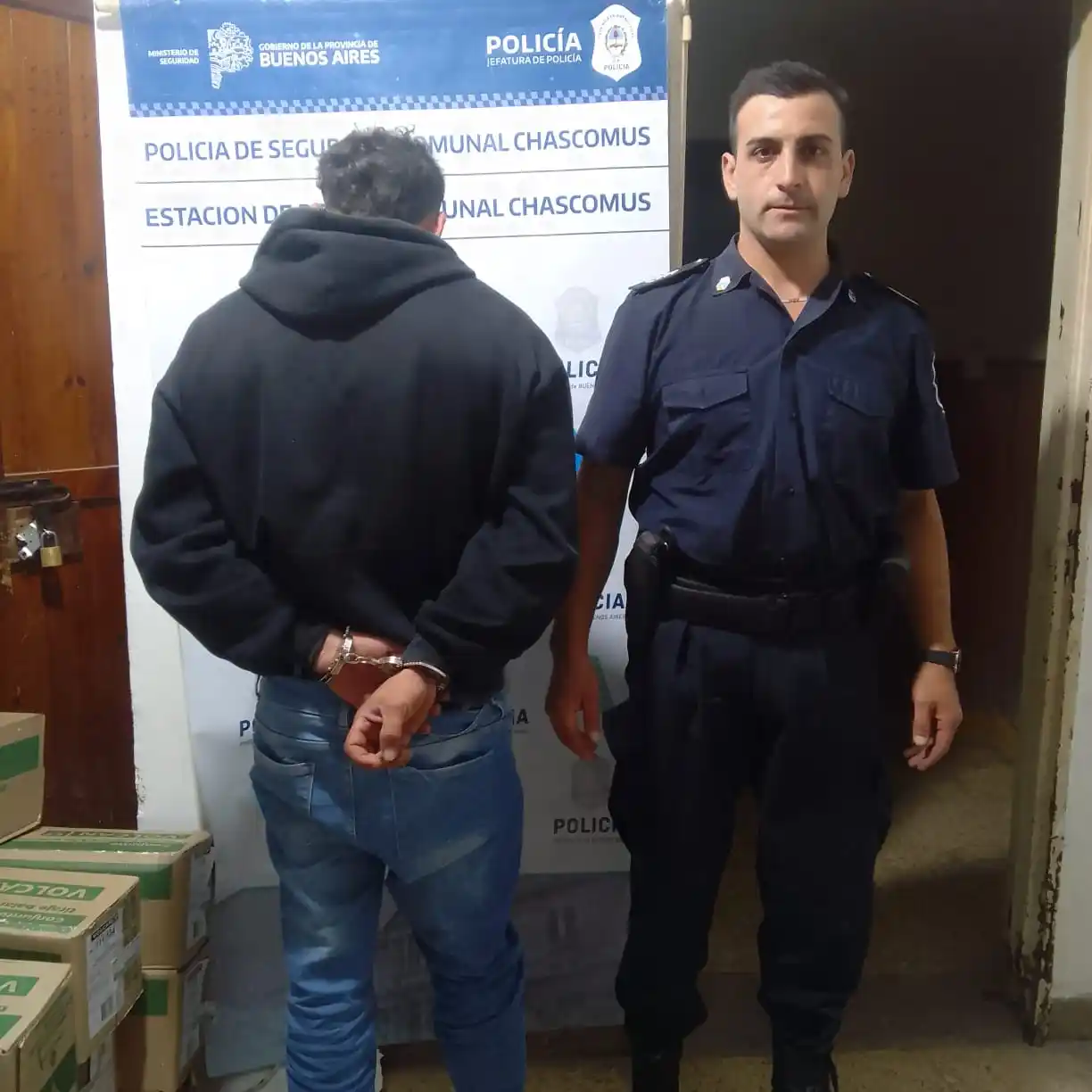 Se detuvo en Chascomús a un masculino a efectos de cumplimentar sentencia firme