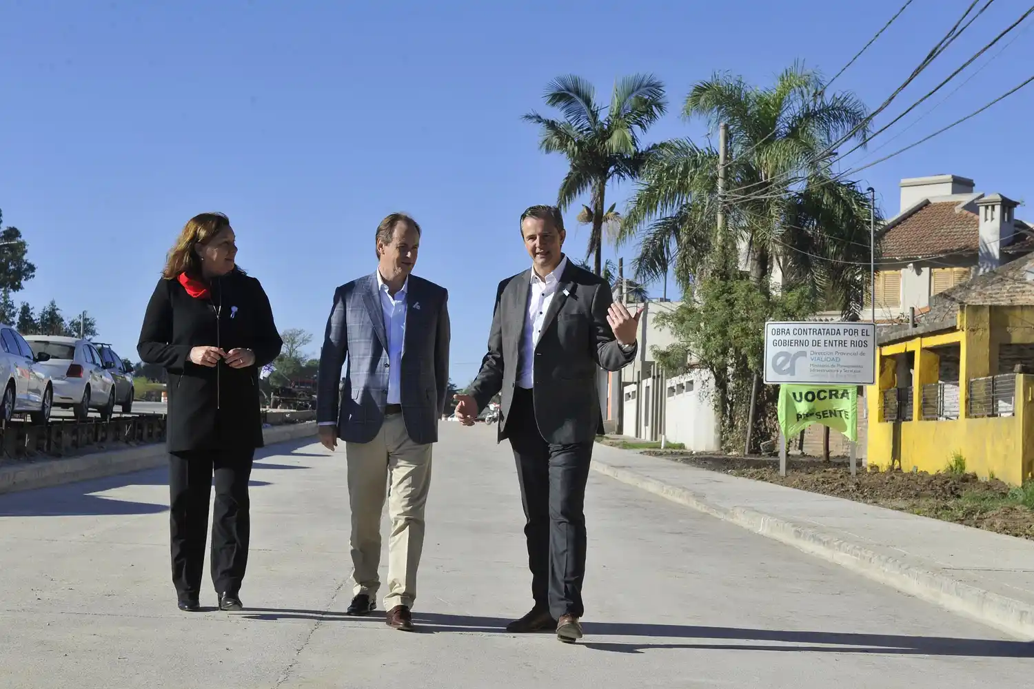 Bordet y Bahl dejaron habilitadas las colectoras del acceso a la capital provincial