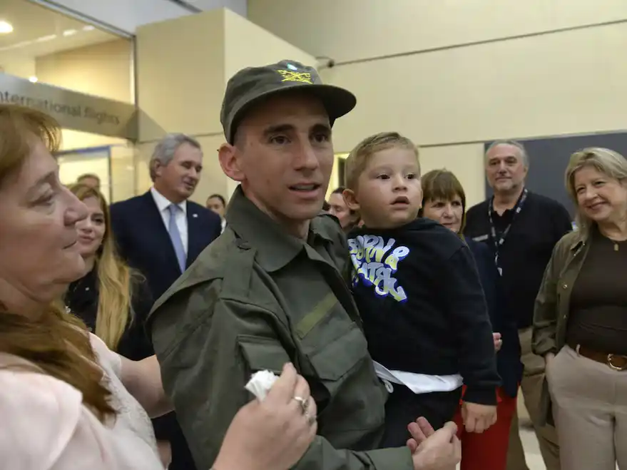 Gallo regresó a la Argentina.