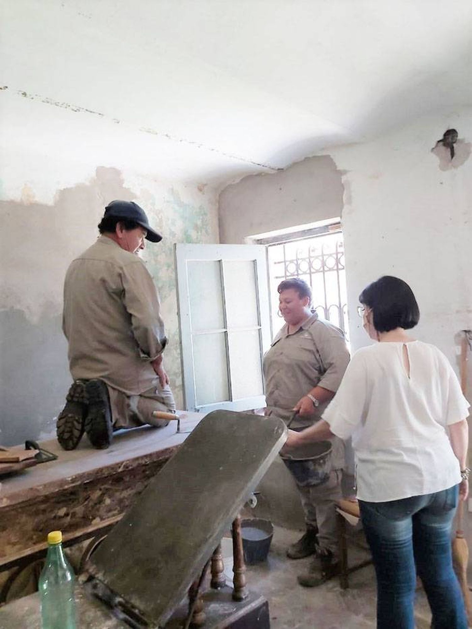 Avanzan los trabajos de puesta en valor del palacio Arruabarrena 