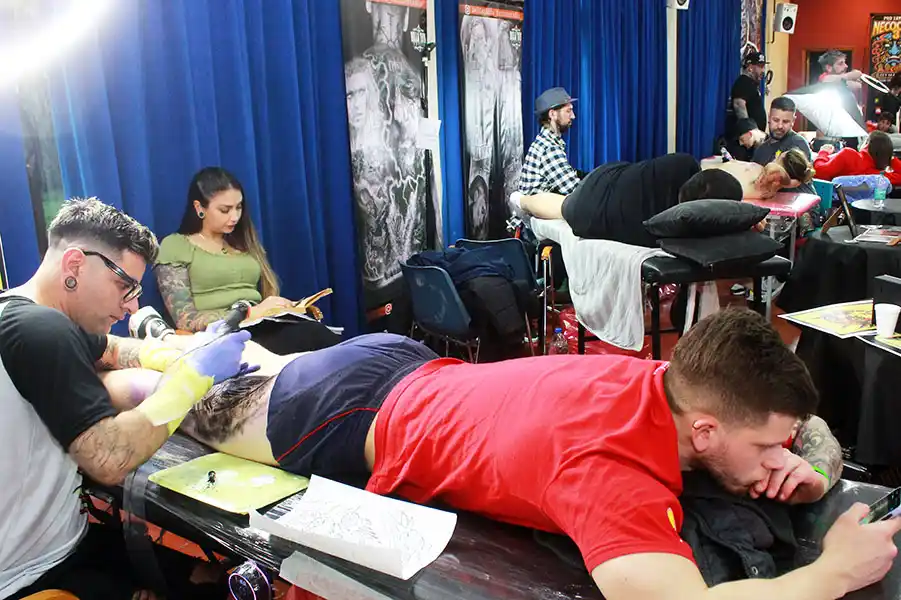 Tatuadores de nivel reunidos en Necochea