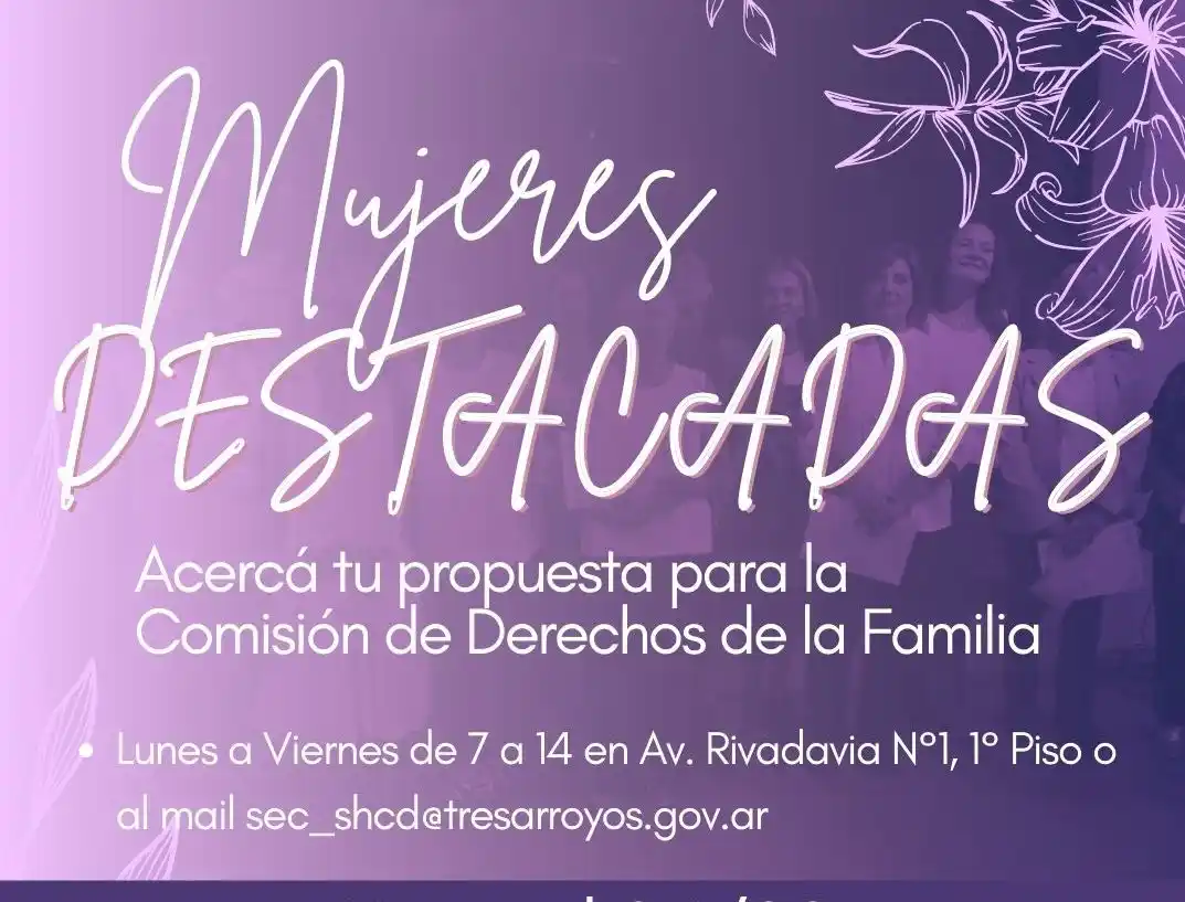Convocatoria para proponer a las Mujeres Destacadas