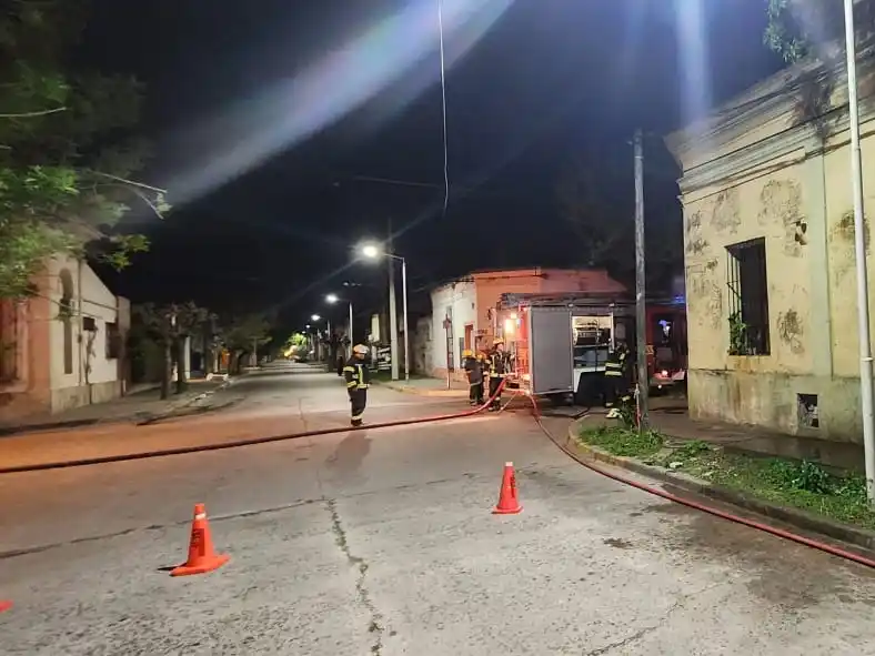 incendio en bomberos