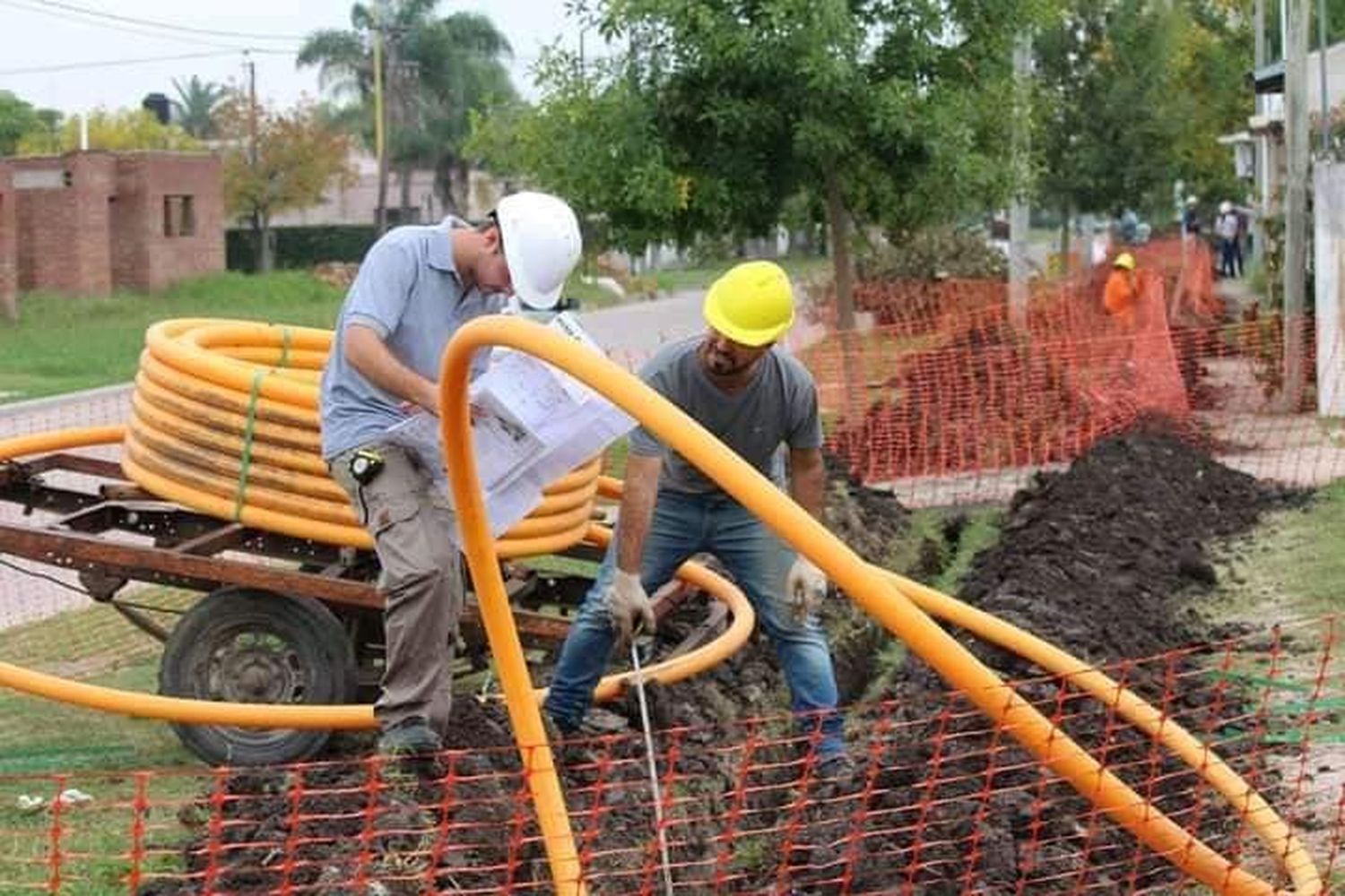 General Galarza: ampliación de la red de gas natural