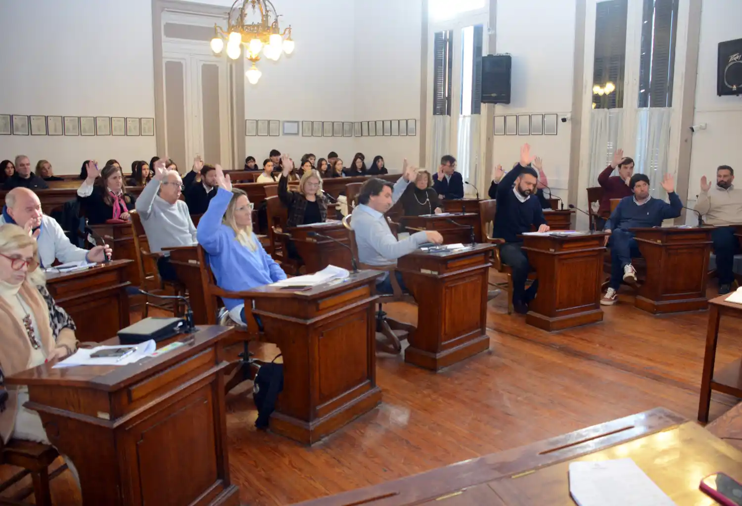 Tras mostrar diferencias por el boleto, el Concejo aprobó iniciativas que dejaron en solitario a La Libertad Avanza.