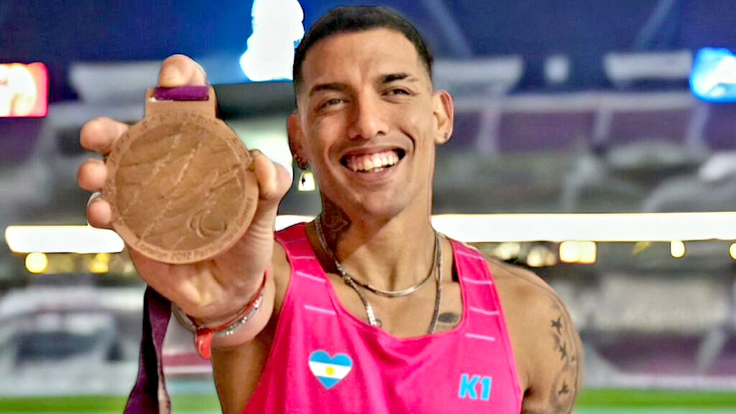 Hernán Barreto, abanderado argentino en París 2024.