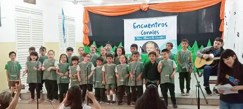 Comenzaron los Encuentros Corales en el Nivel Inicial