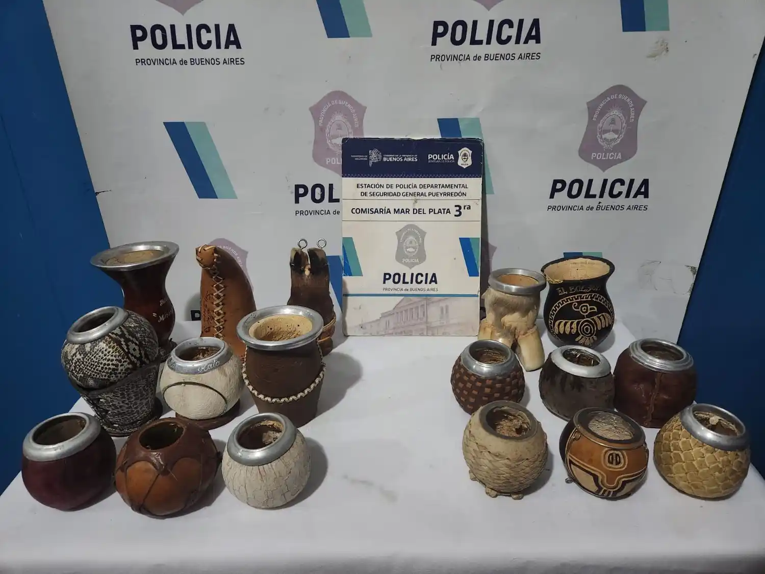 Recuperaron 17 mates que habrían sido robados