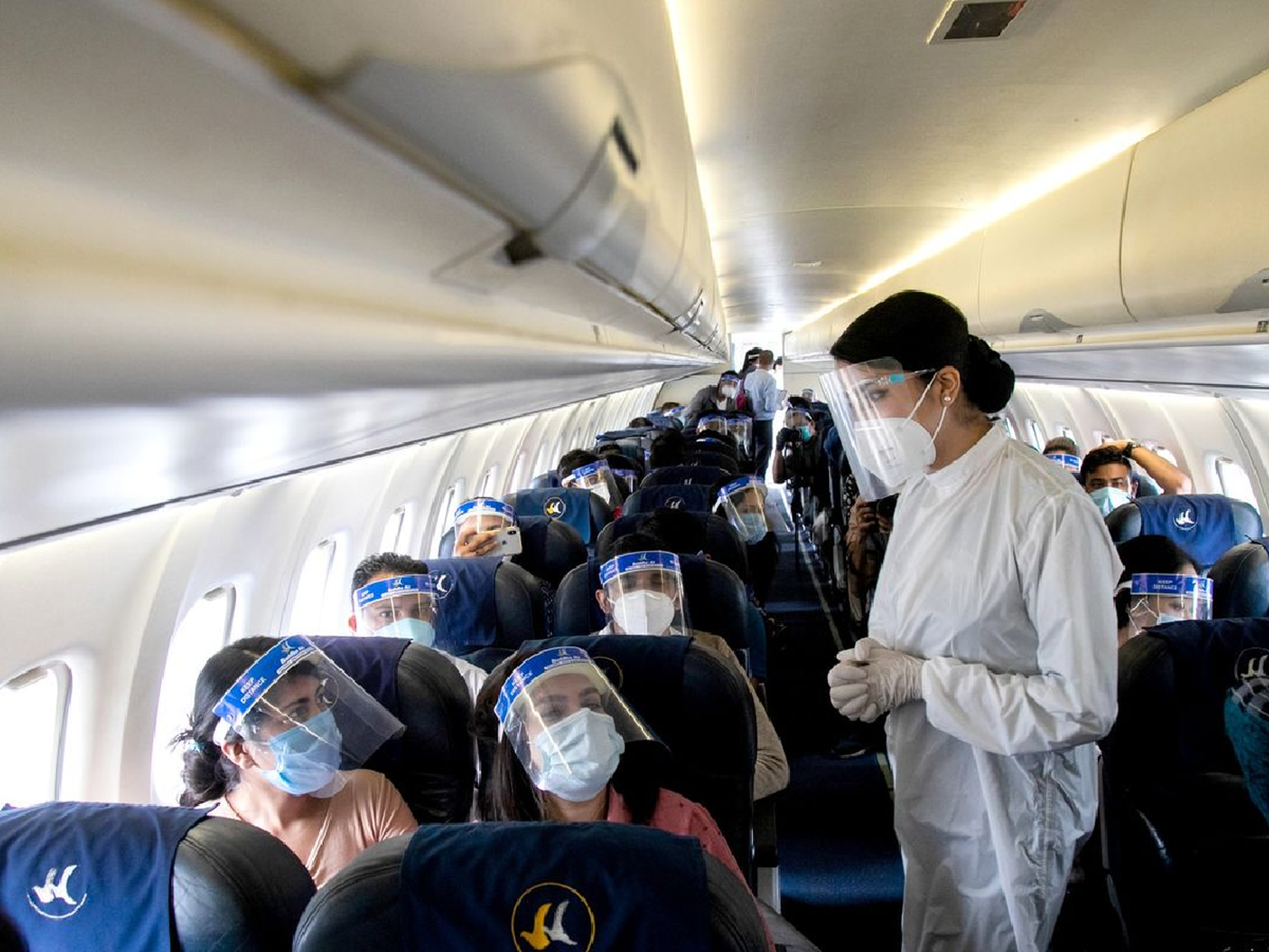 Posibilidad de contagio de coronavirus en aviones es mínima por los filtros de aire, según estudios