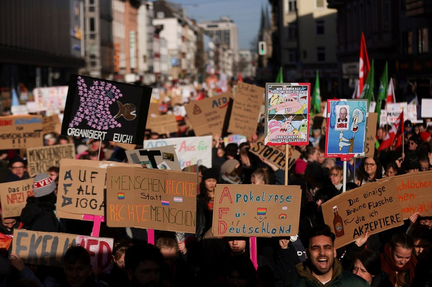 Las manifestaciones contra el extremismo de derecha y por la protección de la democracia son una constante en Alemania.