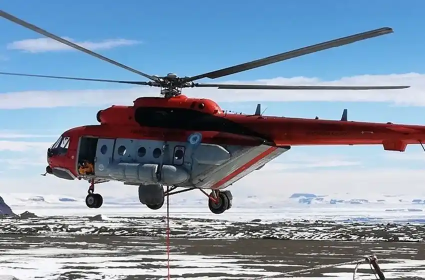 Un helicóptero de la fuerza aérea debió aterrizar de emergencia