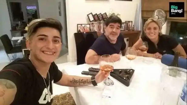 Reconciliación confirmada: Maradona y Rocío Oliva se reencontraron en Dubai