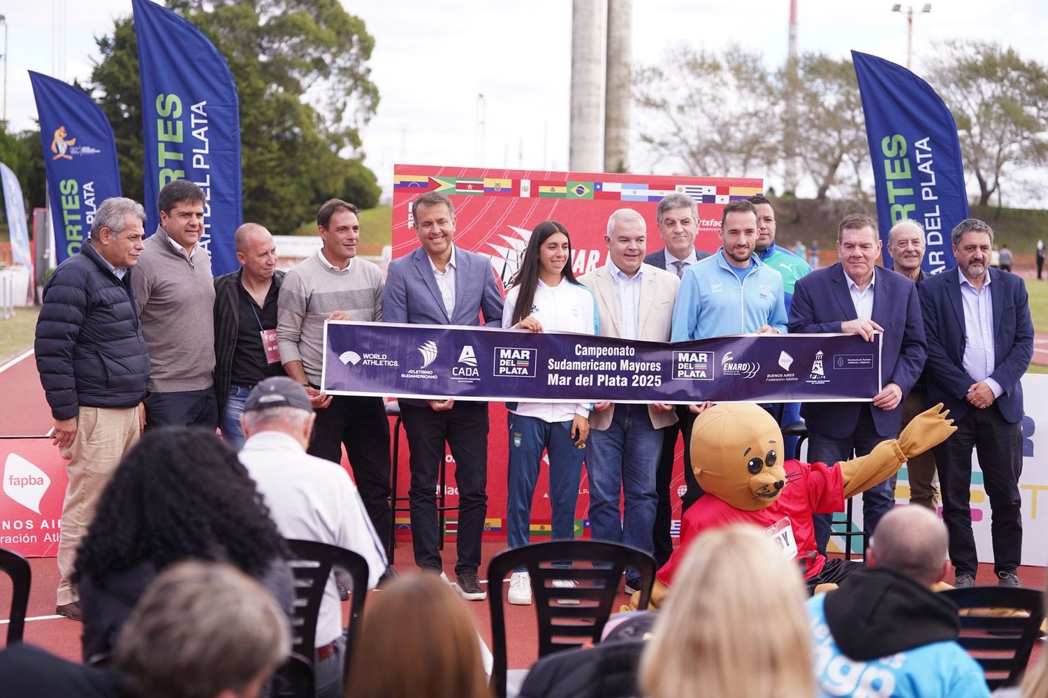 La presentación del Campeonato Sudamericano en Mar del Plata (Foto: Alejandro Salgado)
