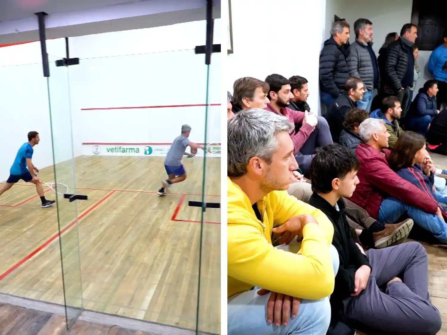 La Maraboto: Se reinauguró oficialmente la cancha de squash del club de Pelota