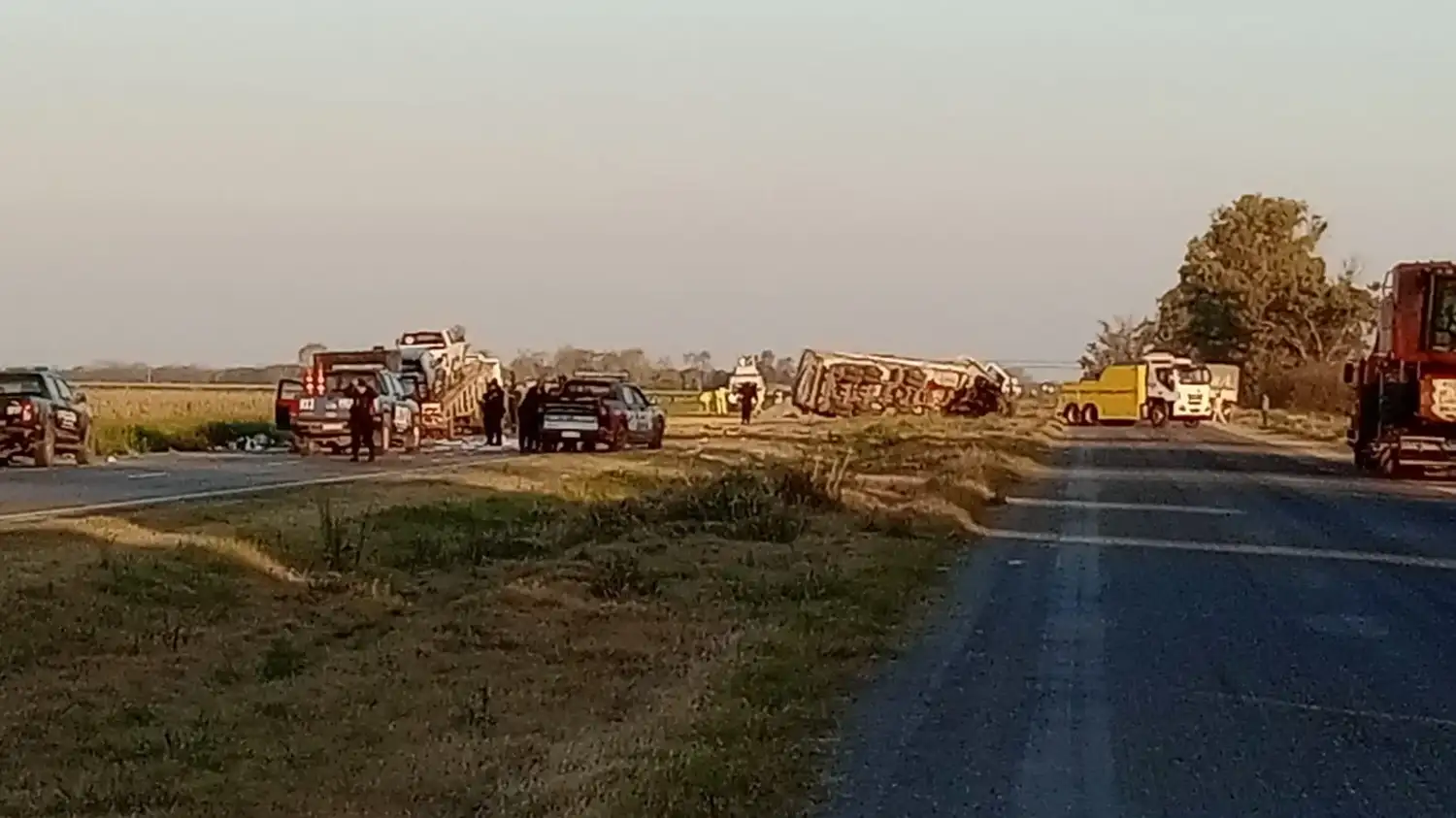 La ruta 34 se cobró otra víctima: accidente fatal entre un camión de cereales y un utilitario - 5