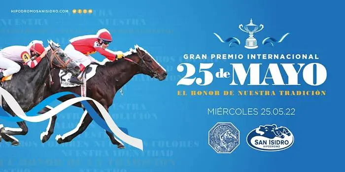 El 25 de Mayo se  celebra en el  Hipódromo de San Isidro
