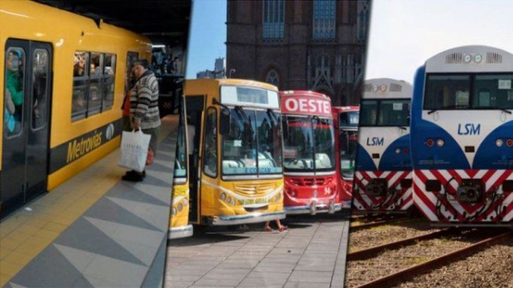 Ratifican paro del transporte para el feriado del 25 de mayo