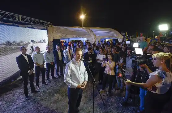 Bordet prometió consolidar la infraestructura vial, energética y portuaria