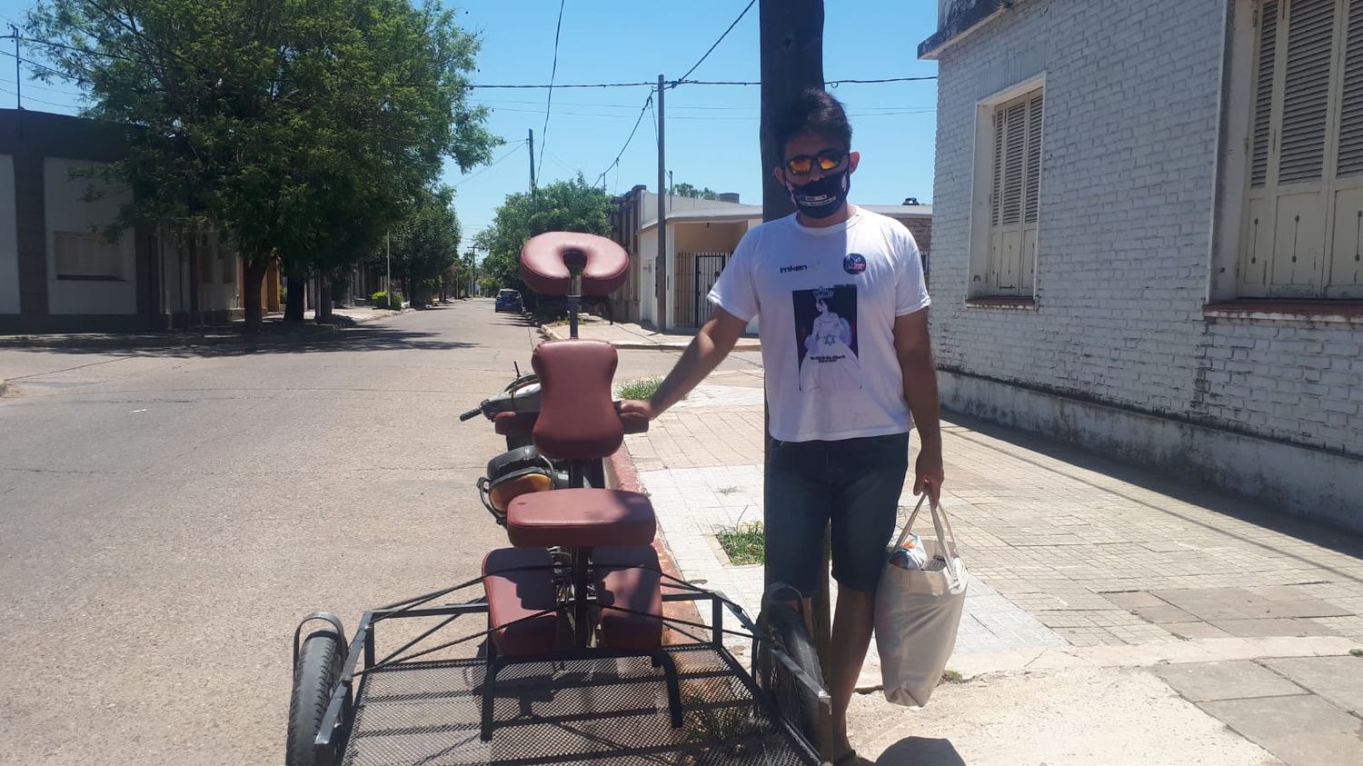 Extraviaron colchonetas de este carrito y las buscan