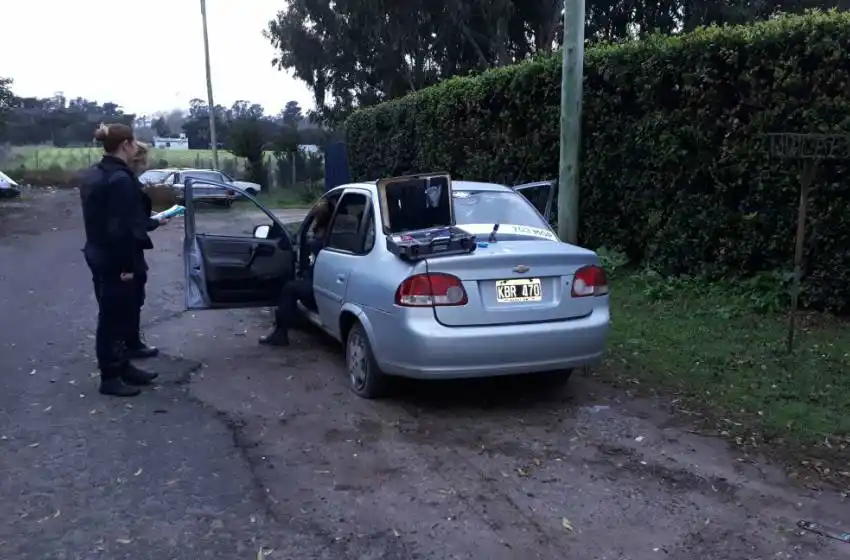 Lo detuvieron después de robar armado un remis