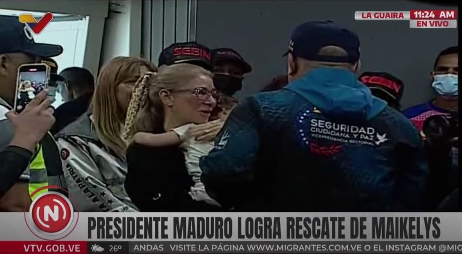 Llega a Venezuela la pequeña Maikelis Espinoza (+Detalles)