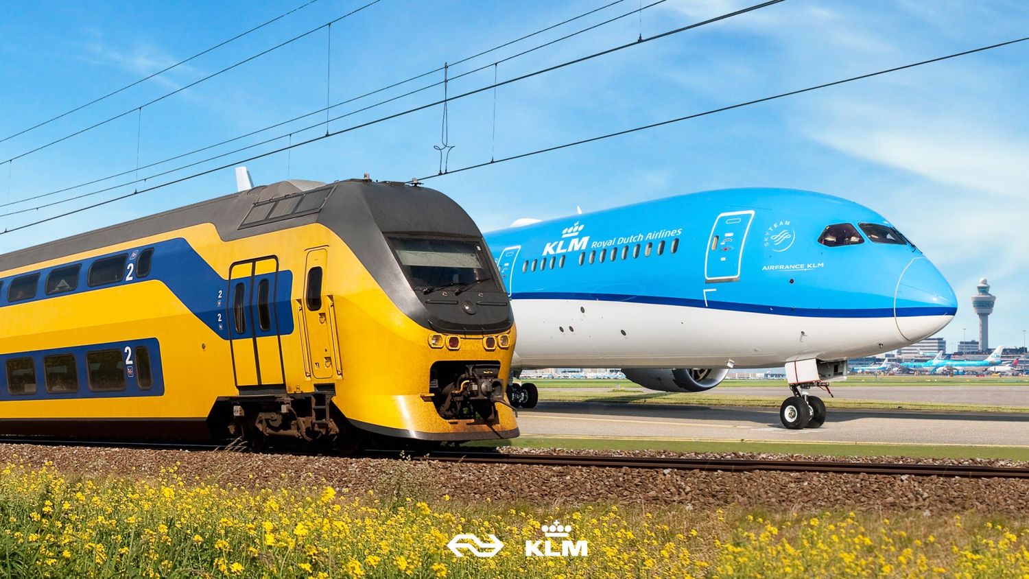 KLM ahora incluye la venta de boletos de trenes en su plataforma