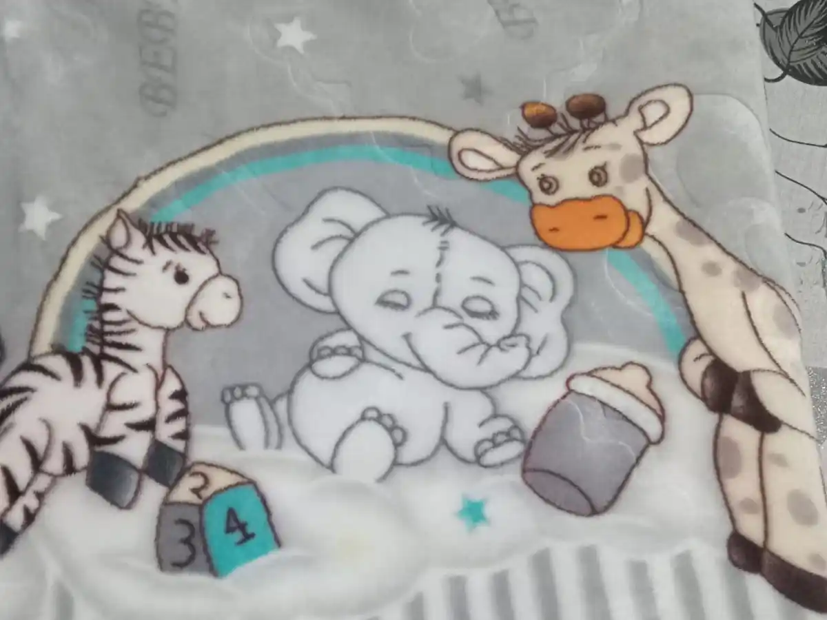 Encontraron una mantita en la vía pública