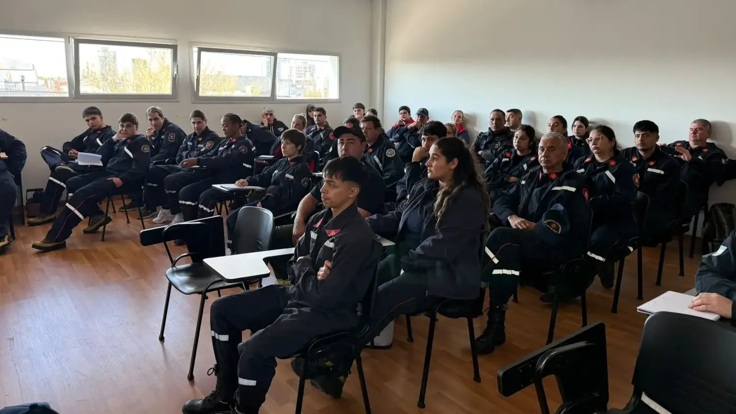 Jornada regional de capacitación reunió a 68 bomberos en Tres Arroyos