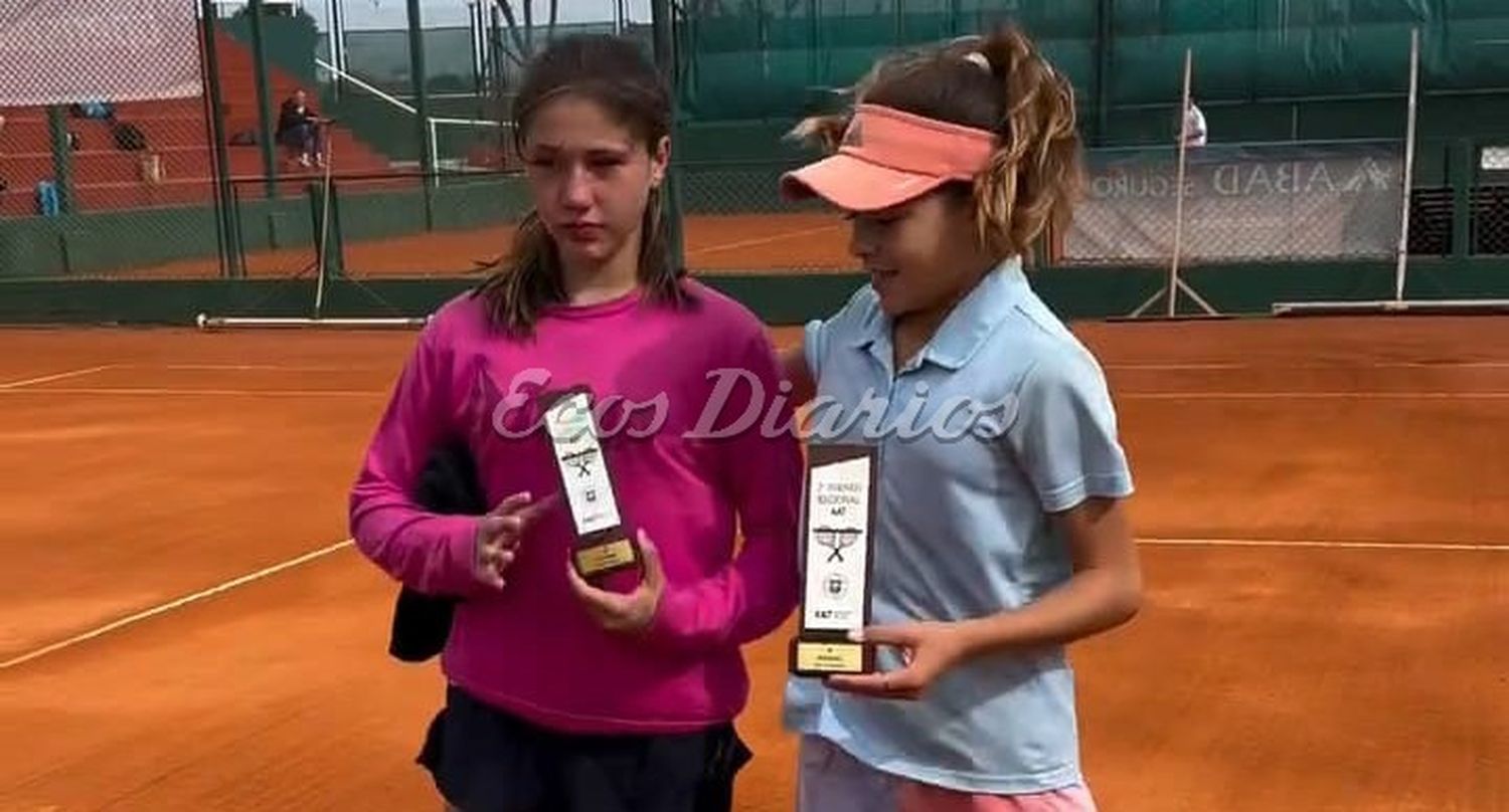 Finalistas. María Silva (izquierda) junto a Miranda (derecha)