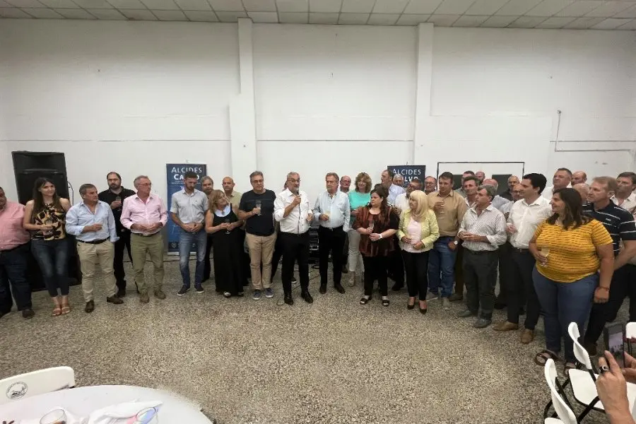 Cierre 2022: Calvo reunió a autoridades del Departamento Castellanos