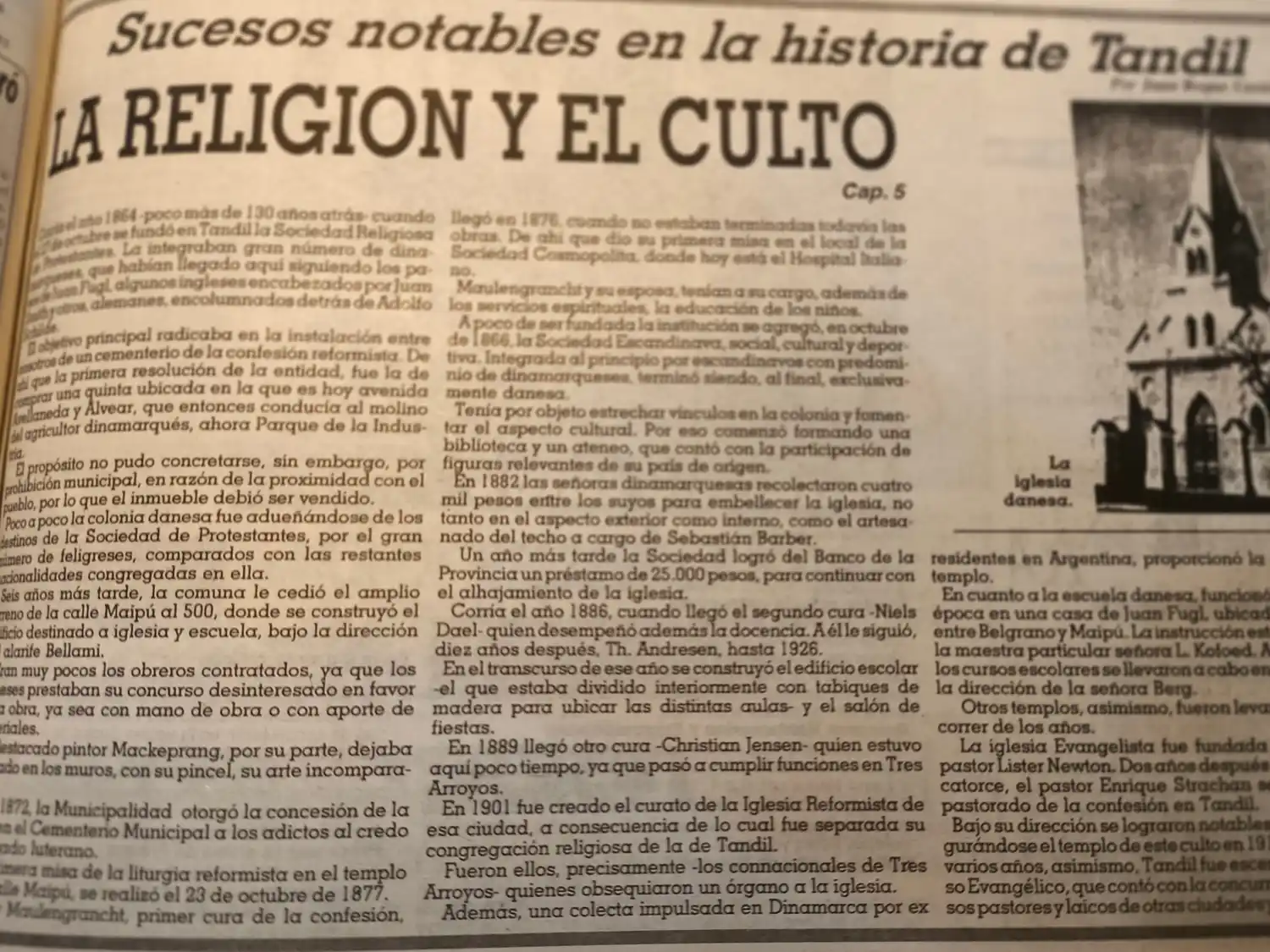 La religión y el culto - Cap. 5