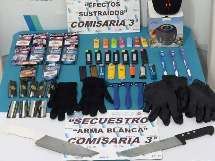 Desbaratan banda vinculada a robos a kioscos y remiseros: hay dos detenidos y un menor implicado