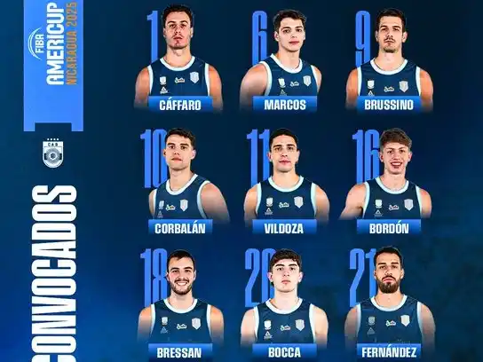 Los 12 de Prigioni para la Americup.