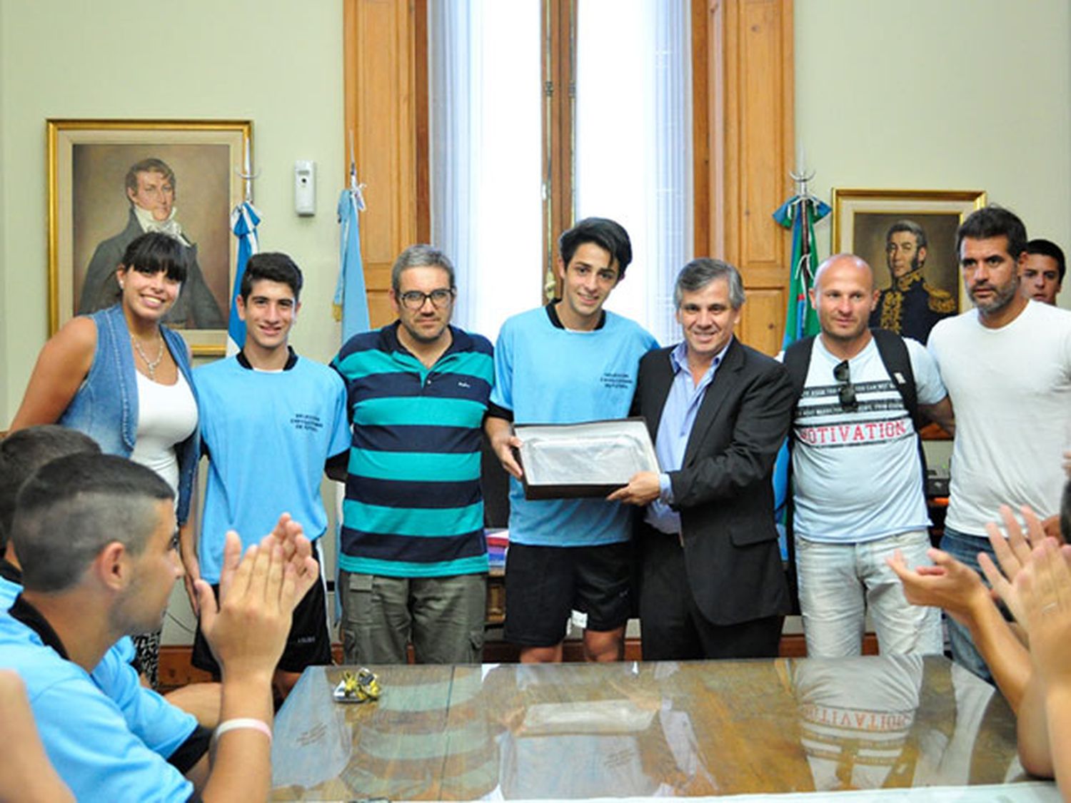 Chivilcoy: Britos recibió a la selección de fútbol infantil Sub 15