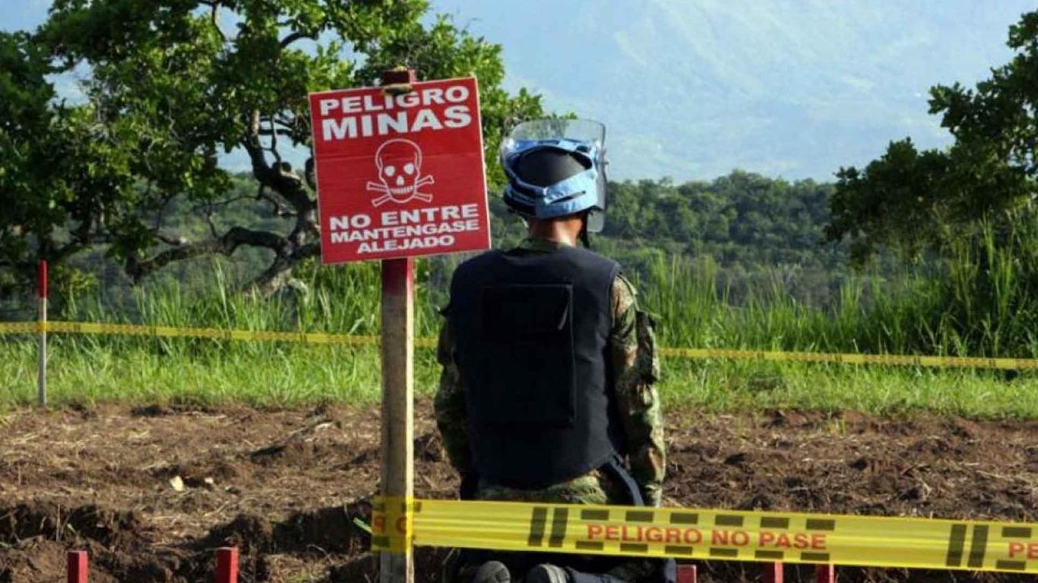 Anciana herida por una mina antipersonal con veneno