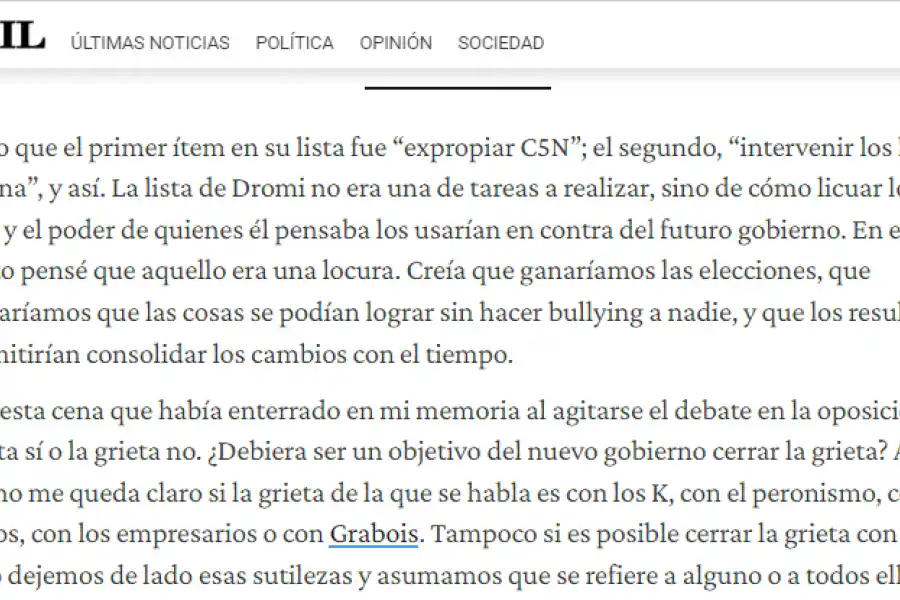 La columna de Federico Adolfo Sturzenegger en la que revela un plan de para expropiar C5N