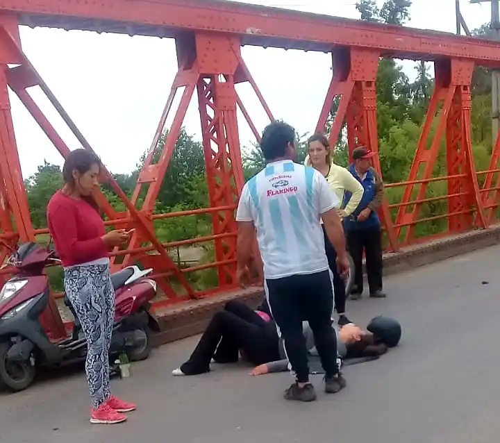 El parte médico de la accidentada en el puente Méndez Casariego