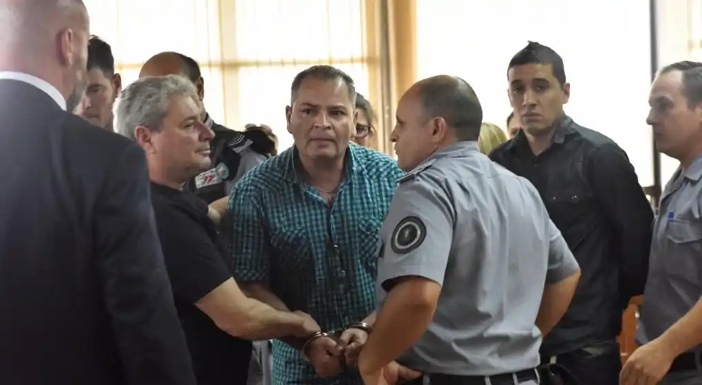 Héctor Argentino Gallardo durante su último juicio (Archivo)