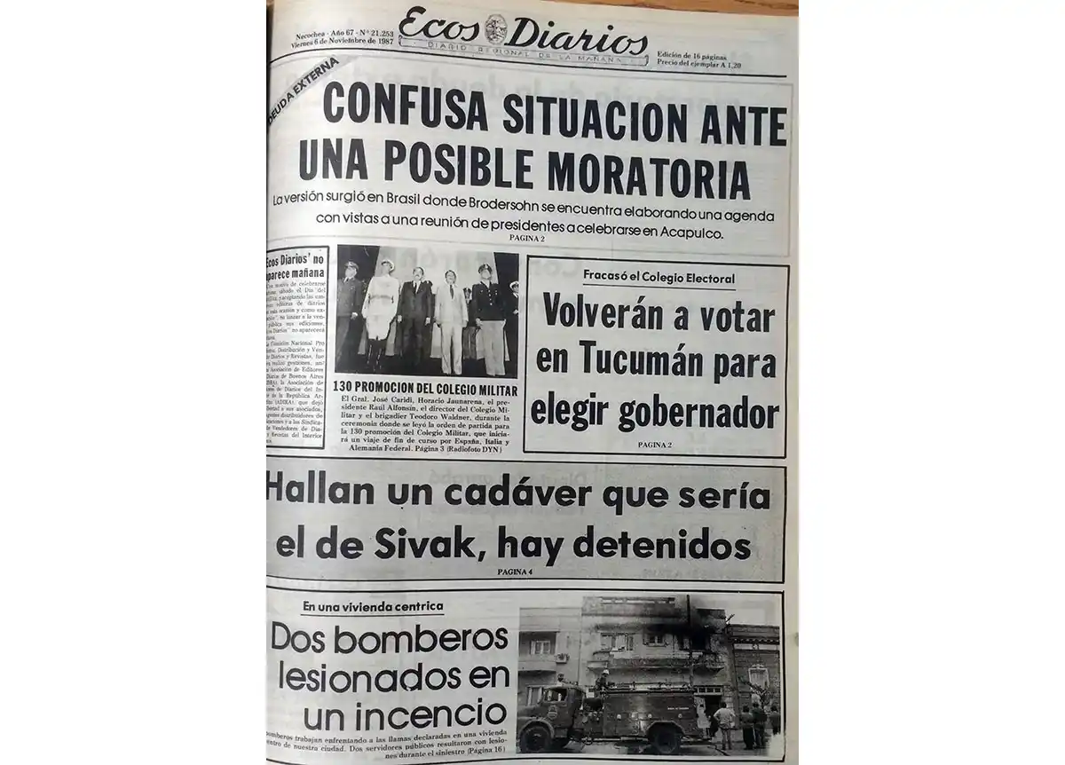 Sábado 7 de noviembre de 1987