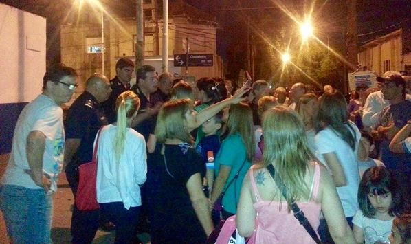 Marcha contra la inseguridad en Haedo