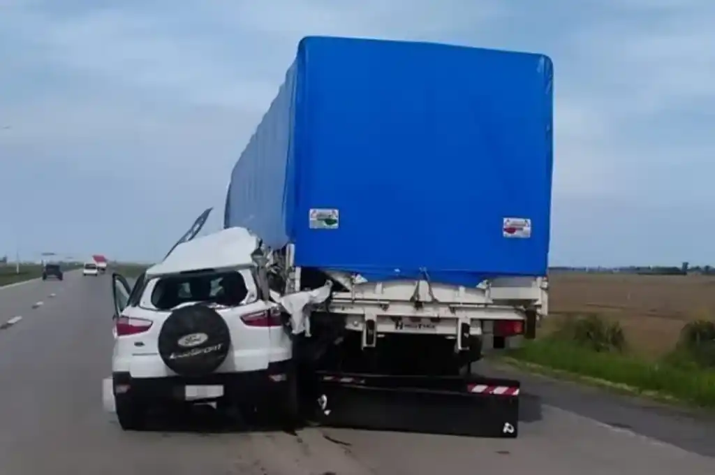 La camioneta involucrada en el siniestro era una Ford Ecosport