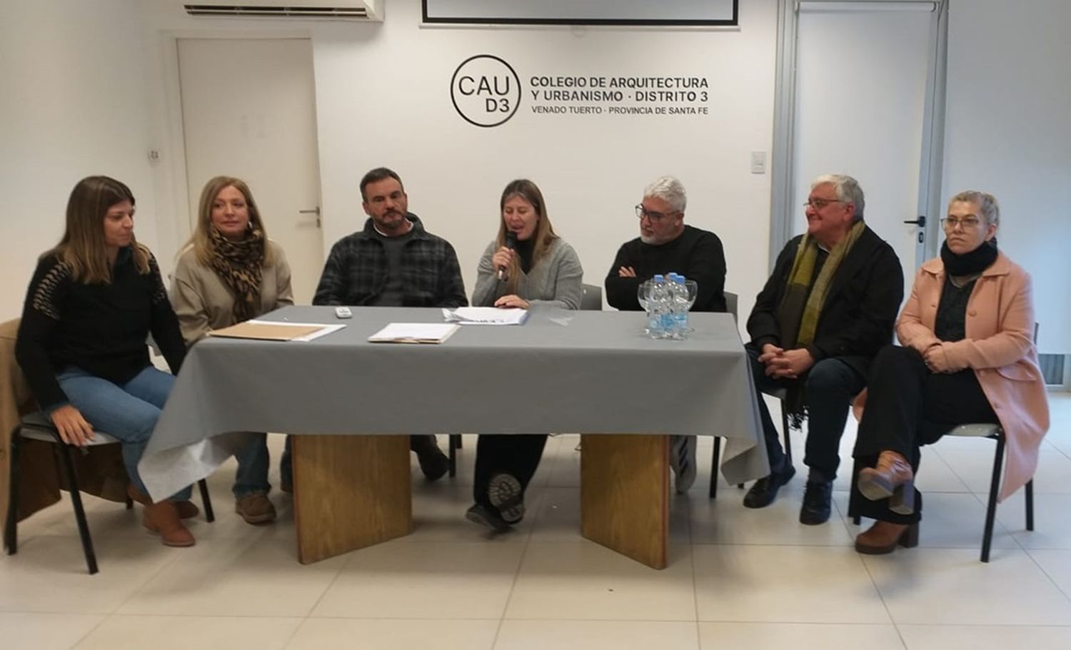 El acto de apertura del sobre ganador tuvo lugar este martes en el Colegio de Arquitectura venadense.