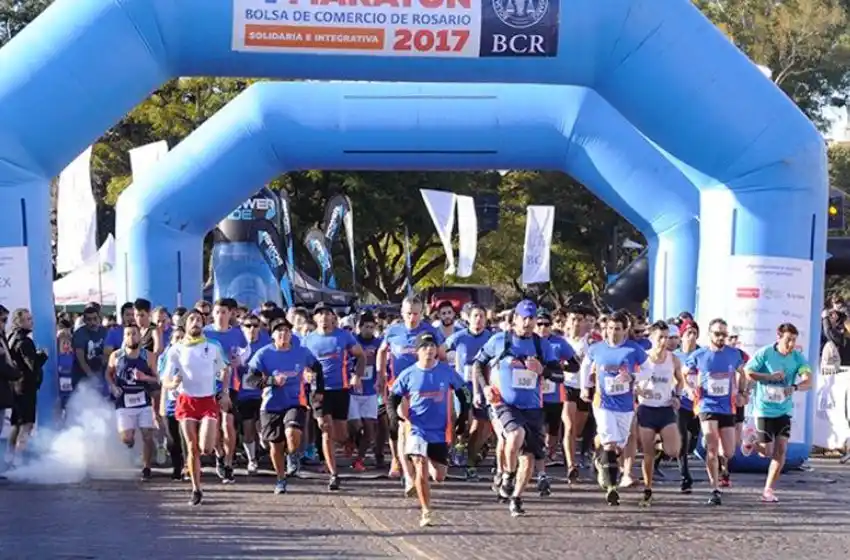 Buena concurrencia en la Maratón de la Bolsa de Comercio