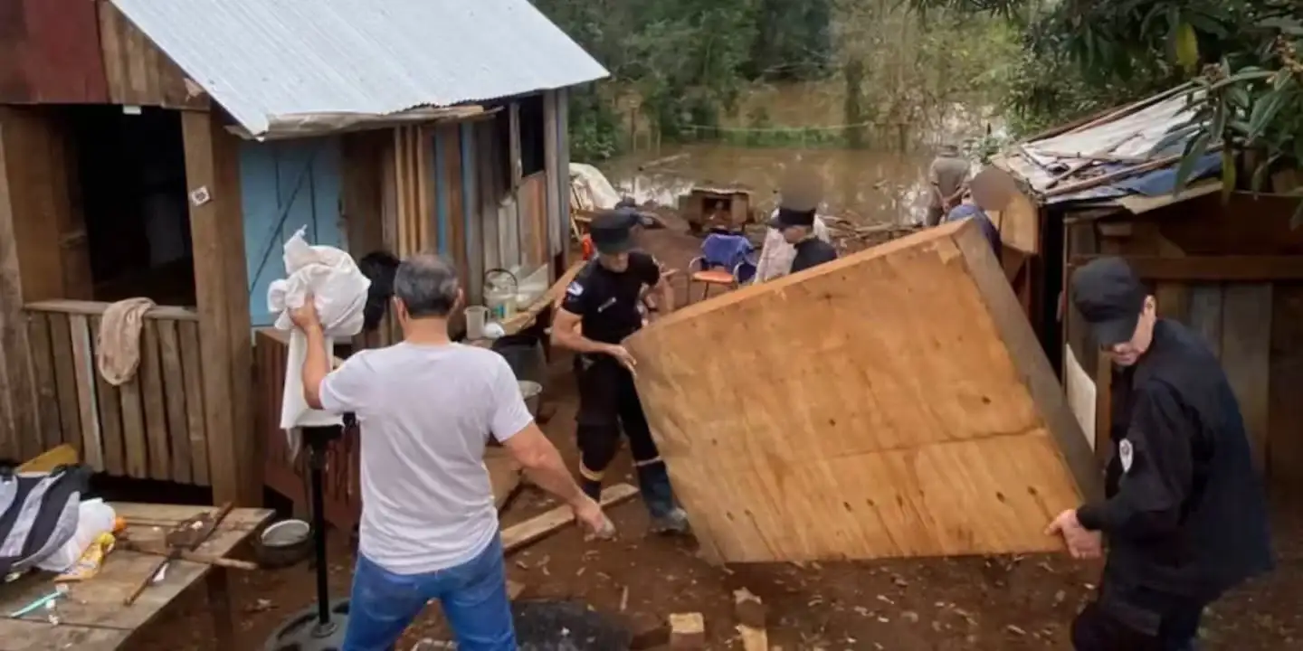 El impacto más severo se registra en la localidad de El Soberbio.