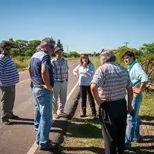 Feltes y Morchio recorrieron las zonas afectadas del Departamento