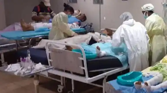 ¡AGONIZAN! Familias denuncian CUADRO de SEPTICEMIA en varias víctimas de la explosión en Monagas