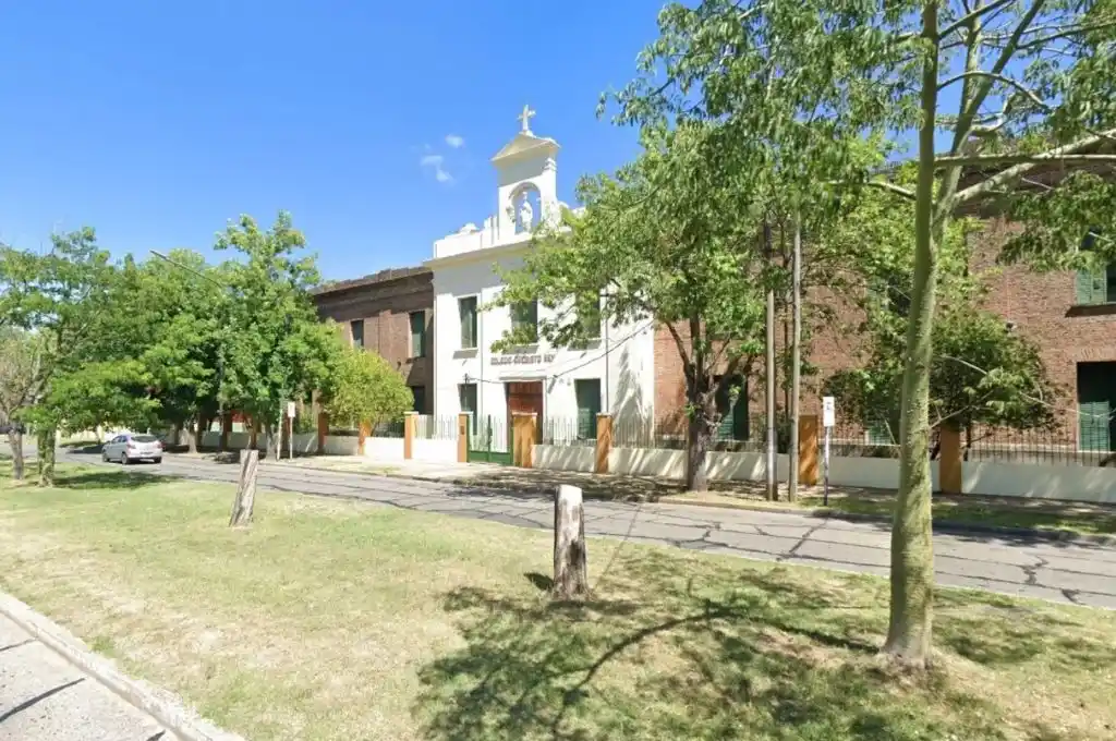 La iglesia ubicada en La Plata