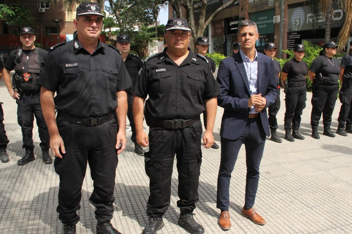 Con vistas a las Fiestas, se lanzó el operativo de seguridad en las zonas comerciales de la ciudad de Santa Fe